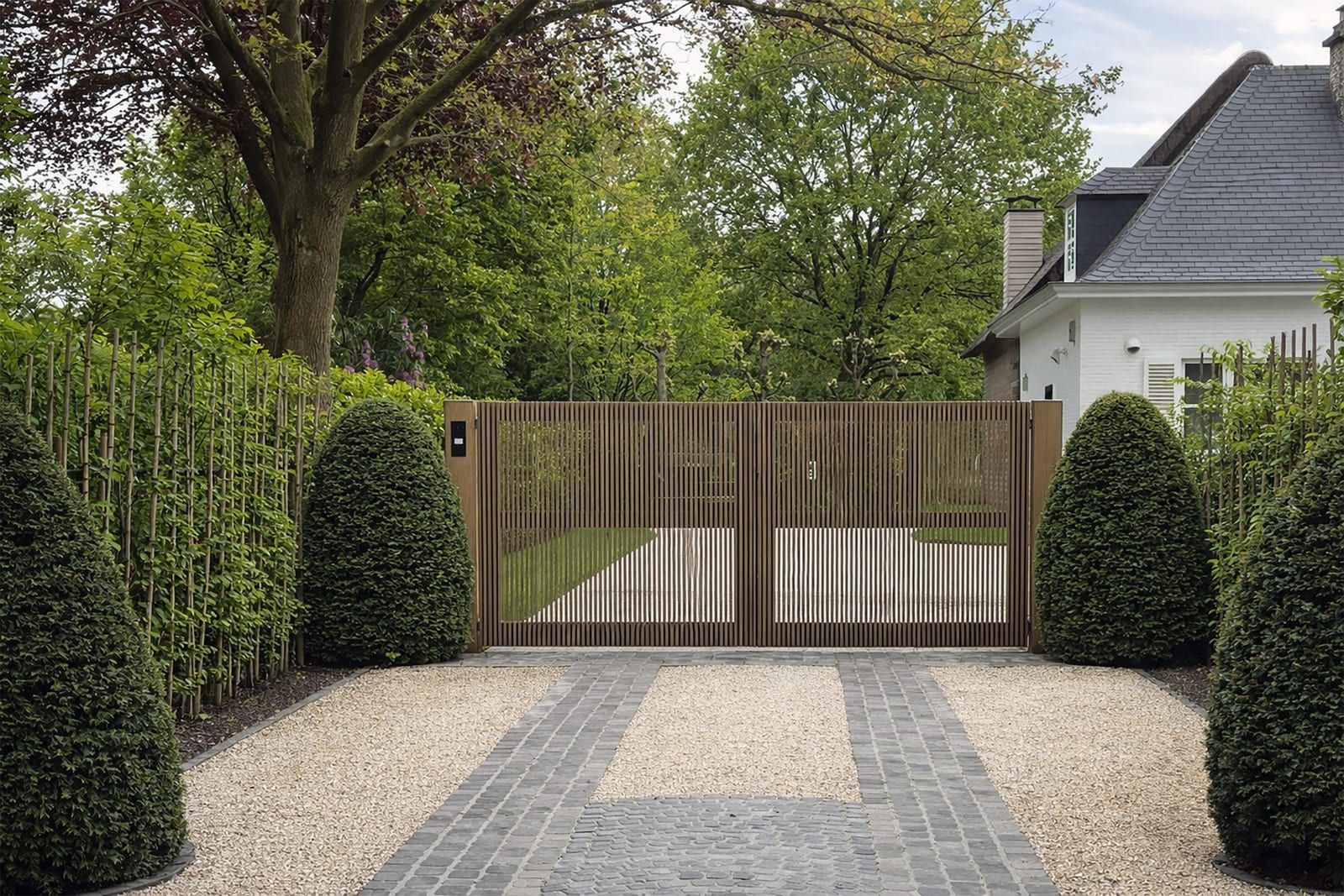 Landelijke villa tuin