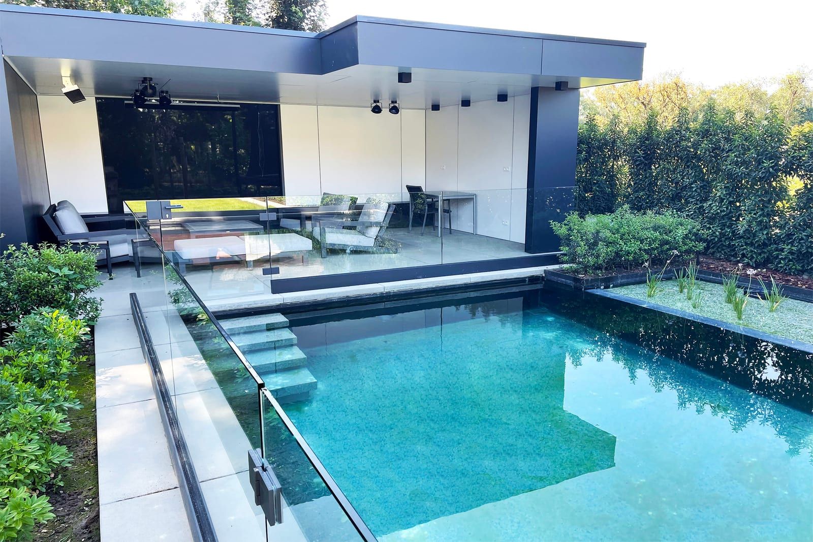 Moderne achtertuin 2